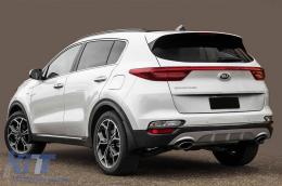 Protector de parachoques trasero Avisa adecuado para Kia Sportage 2018-2021, cromo-image-6129537