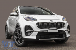 Protector de parachoques trasero Avisa adecuado para Kia Sportage 2018-2021, cromo-image-6129538