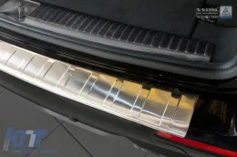 Protector de parachoques trasero Avisa adecuado para Mercedes E-Class W213 familiar después de 2019, cromo-image-6129611