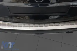 Protector de parachoques trasero Avisa adecuado para Mercedes E-Class W213 familiar después de 2019, cromo-image-6129613