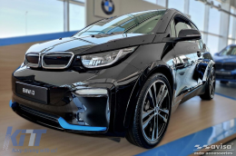 Protector de parachoques trasero Avisa adecuado para BMW i3 después de 2017, lacado en negro-image-6129695