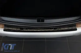 Protector de parachoques trasero Avisa adecuado para Dacia Duster 2017-2021, después de 2021, lacado en negro-image-6129717