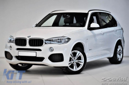 Protector de parachoques trasero Avisa adecuado para BMW X5 F15 con paquete M 2013-2018, lacado en negro-image-6129754