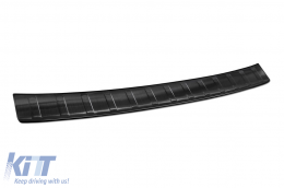 Protector de parachoques trasero Avisa adecuado para BMW Serie 3 G21 Touring 2018-2022, lacado en negro-image-6129756