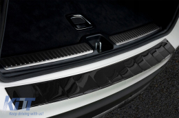 Protector de parachoques trasero Avisa adecuado para Mercedes GLC X253, GLC Hybrid 2015-2019, después de 2019, carbono-image-6129784