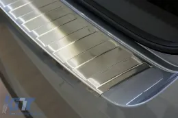 Protector de parachoques trasero Avisa adecuado para Skoda Superb Liftback 2015-2019, después de 2019, cromo-image-6211588