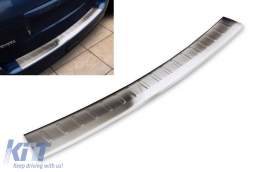 image-33-Protector de parachoques trasero Avisa adecuado para Toyota Avensis familiar 2002-2009, cromo