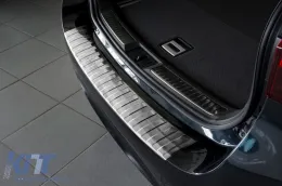 Protector de parachoques trasero Avisa adecuado para Toyota Avensis familiar 2015-2018, cromo-image-6211603