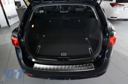 Protector de parachoques trasero Avisa adecuado para Toyota Avensis familiar 2015-2018, cromo-image-6211604