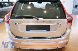 Protector de parachoques trasero Avisa adecuado para Volvo XC60 2013-2017, cromo-image-6211690