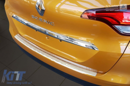 Protector de parachoques trasero Avisa adecuado para Renault Scenic después de 2016, cromo-image-6211729