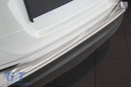 Protector de parachoques trasero Avisa adecuado para Toyota C-HR Crossover 2016-2019, después de 2019, cromo-image-6211735