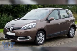 Protector de parachoques trasero Avisa adecuado para Renault Scenic 2009-2016, cromo-image-6211816
