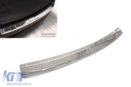 image-68-Protector de parachoques trasero Avisa adecuado para Skoda Octavia Combi después de 2019, Octavia RS después de 2020, cromo