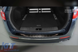 Protector de parachoques trasero Avisa adecuado para Kia Optima wagon 2016-2018, después de 2018, lacado negro-image-6211863