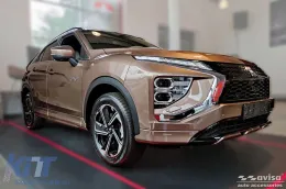 Protector de parachoques trasero Avisa adecuado para Mitsubishi Eclipse Cross PHEV después de 2021, lacado en negro-image-6211920