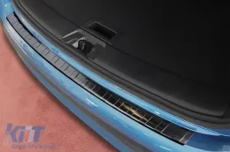 Protector de parachoques trasero Avisa adecuado para Nissan Qashqai 2017-2021, lacado en negro-image-6211930