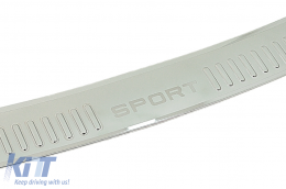 Protector parachoques Placa aluminio para Sport L320 Tailgate Boot Trim 05-13-image-6020794