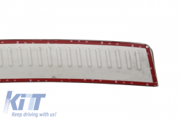 Protector parachoques trasero Pie placa alféizar Cubierta aluminio para Rover Sport L320 05-13-image-6026695