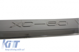 Protège-pare-chocs arrière Baguette protection plaque seuil Cache aluminium pour VOLVO XC60 (2009-2012) R-Design--image-5990814
