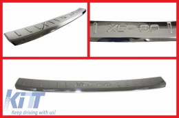 Protège-pare-chocs arrière Baguette protection plaque seuil Cache aluminium pour VOLVO XC60 (2009-2012) R-Design--image-6041915