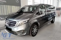 Protezione Avisa rinforzata adatta per paraurti posteriore di Mercedes V-Class W447, Vito, Marco Polo 2014-2019, dopo il 2019 con bagagliaio ad apertura verso l'alto, nero-image-6129825