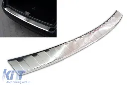 image-24-Protezione paraurti posteriore Avisa adatta per Mercedes E-Class S212 station wagon 2009-2013, cromo