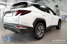 Protezione paraurti posteriore Avisa adatta per Hyundai Tucson dopo il 2020, verniciato nero-image-6129687