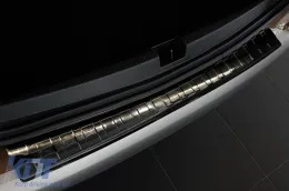 Protezione paraurti posteriore Avisa adatta per Dacia Duster 2017-2021, dopo il 2021, verniciato nero-image-6129718