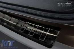 Protezione paraurti posteriore Avisa adatta per Dacia Duster 2017-2021, dopo il 2021, verniciato nero-image-6129720