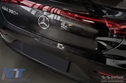 Protezione paraurti posteriore Avisa adatta per Mercedes EQE V295 dopo il 2022, verniciato nero-image-6129738