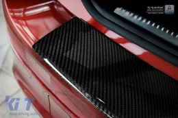 Protezione paraurti posteriore Avisa adatta per Audi Q5 2006-2017, colore carbonio-image-6129775