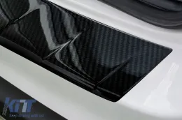 Protezione paraurti posteriore Avisa adatta per Mercedes GLC X253, GLC Hybrid 2015-2019, dopo il 2019, carbonio-image-6129783