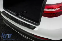 Protezione paraurti posteriore Avisa adatta per Mercedes GLC X253, GLC Hybrid 2015-2019, dopo il 2019, carbonio-image-6129785