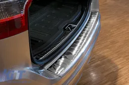 Protezione paraurti posteriore Avisa adatta per Volvo XC60 2013-2017, cromo-image-6211689