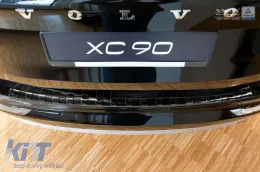 Protezione paraurti posteriore Avisa adatta per Volvo XC90 dopo il 2015, verniciato nero-image-6211853