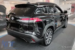 Protezione paraurti posteriore Avisa adatta per Toyota Corolla Cross dopo il 2022, colore carbonio-image-6212008