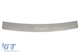 image-5-Protezione paraurti posteriore Piedino piatto davanzale Copertura alluminio per Rover Sport L320 05-13