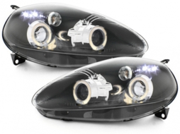 Provoleís Angel Eyes gia Fiat Grande Punto 09.2005-2008 2 zántes Halo mávrou chrómatos-image-5986239