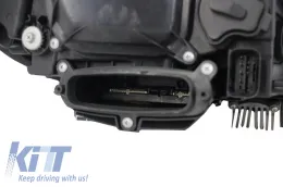 Provoleís Angel Eyes LED Bi-Xenon gia BMW Seirá 5 F10 F11 2011-2013 Mávroi-image-6027085