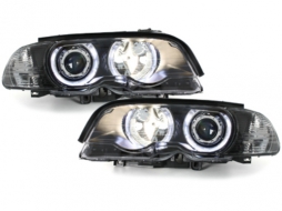 Provoleís LED Angel Eyes gia BMW Seirá 3 E46 Coupe Cabrio 04.99-03.2003 Mávro-image-59371