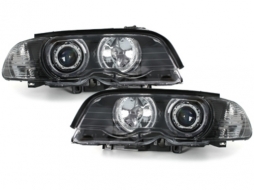 Provoleís LED Angel Eyes gia BMW Seirá 3 E46 Coupe Cabrio 04.99-03.2003 Mávro-image-59373