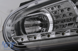 Provoleís LED DRL gia VW Golf 4 09.1997-09.2003 Fóta iméras Chrome-image-6105367