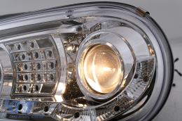 Provoleís LED DRL gia VW Golf 4 09.1997-09.2003 Fóta iméras Chrome-image-6105372