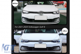 Provoleís LED DRL gia VW Golf 8 VIII Mk8 MQB 2020-2024 Dynamiká Fóta Strofís-image-6113639