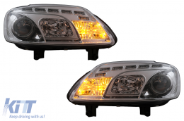 Provoleís LED DRL gia VW Touran 1T Caddy 03-06 Chrome fóta iméras-image-6105399