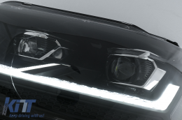 Provoleís LED DRL gia VW Transporter Caravelle Multivan T5.1 Facelift 2010-2015 Mávro-image-6114506