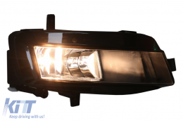Proyectores luz antiniebla adecuado para VW Golf 7 VII 2013-2017 Bombillas halógenas-image-6089501