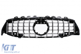 image-13-Przedni grill do Mercedesa CLA X118 C118 2019-05.2023 GT-R Panamericana Design Chrome