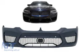image-61-Przedni zderzak Dla BMW serii 5 G30 G31 Limuzyna Touring 2017-2019 M5 Sport Look